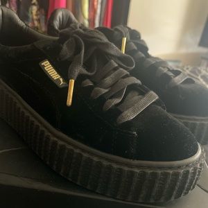 FENTY CREEPER (Black Velvet) Size 37.5 PUMA brand